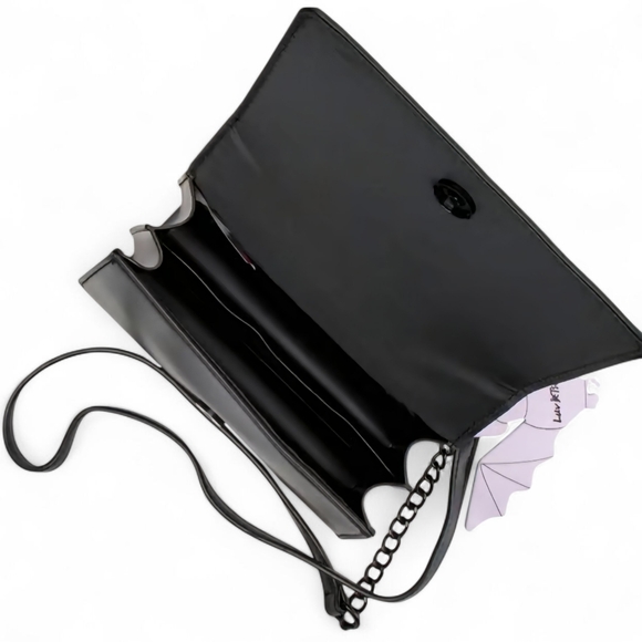 Betsey Johnson Haunted House Satchel Crossbody Purse Handbag - Picture 5 of 5